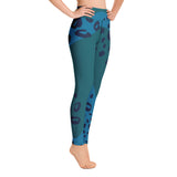 Women's Tropical Leopard Shark Yoga Leggings by Tropical Seas Clothing