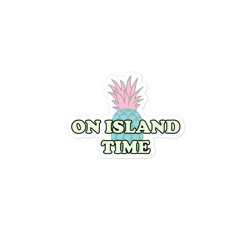 Island Time stickers by Tropical Seas Clothing