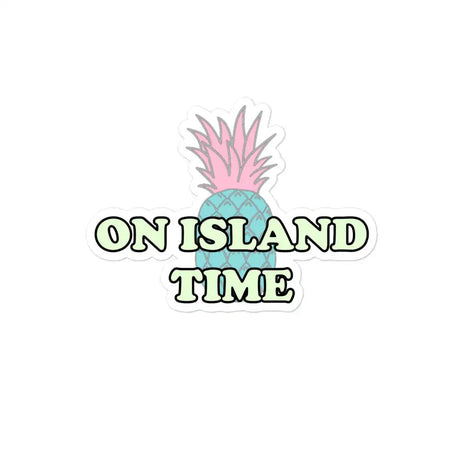 Island Time stickers by Tropical Seas Clothing