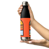 Lazy Afternoon Sketch Stainless Steel Water Bottle by Tropical Seas Clothing