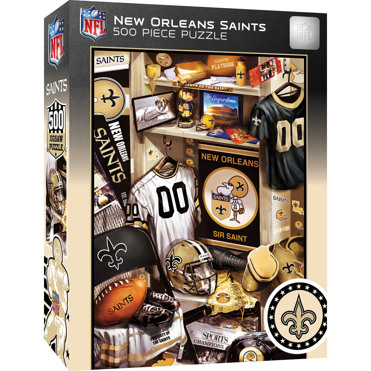 New Orleans Saints - Locker Room 500 Piece Jigsaw Puzzle by MasterPieces Puzzle Company INC