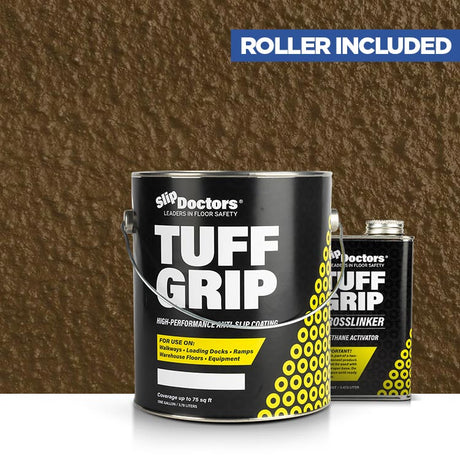 Tuff Grip or Tuff Grip Extreme - Aggressive Traction Non-Skid Floor Paint by SlipDoctors