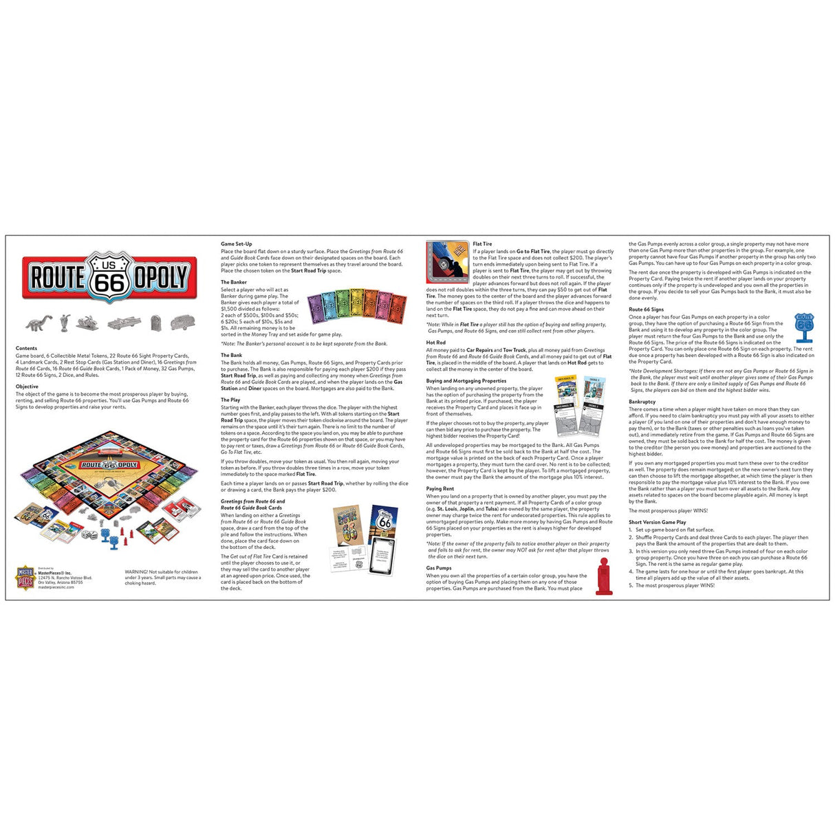 Route 66 Opoly by MasterPieces Puzzle Company INC