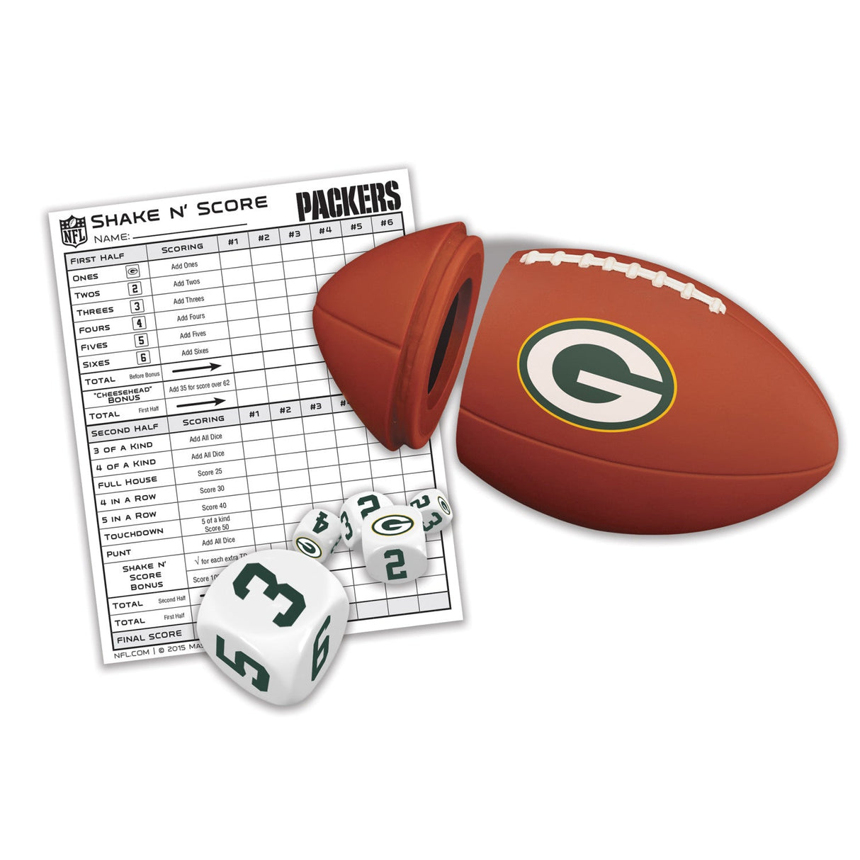 Green Bay Packers Shake n' Score by MasterPieces Puzzle Company INC