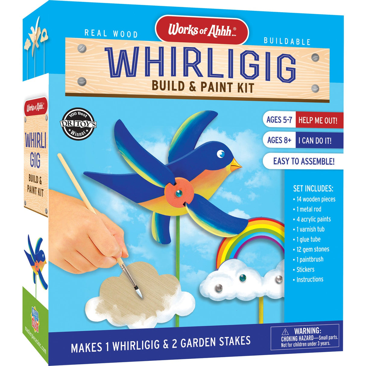 Whirligig Buildable Wood Craft & Paint Kit by MasterPieces Puzzle Company INC