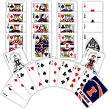 Illinois Fighting Illini Playing Cards - 54 Card Deck by MasterPieces Puzzle Company INC