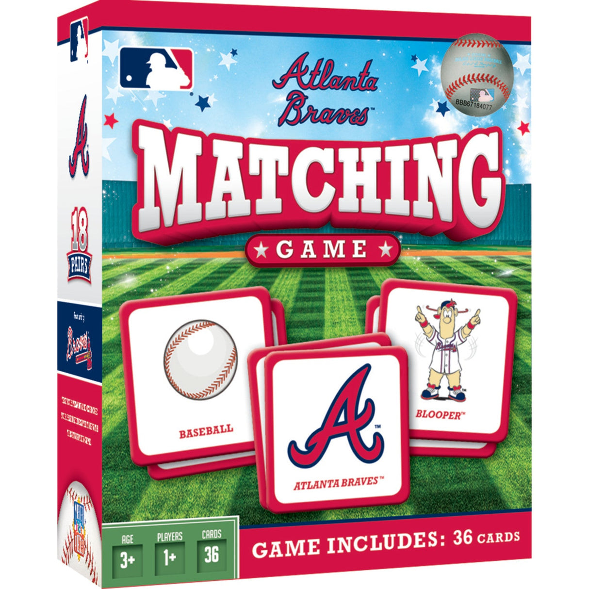 Atlanta Braves Matching Game by MasterPieces Puzzle Company INC