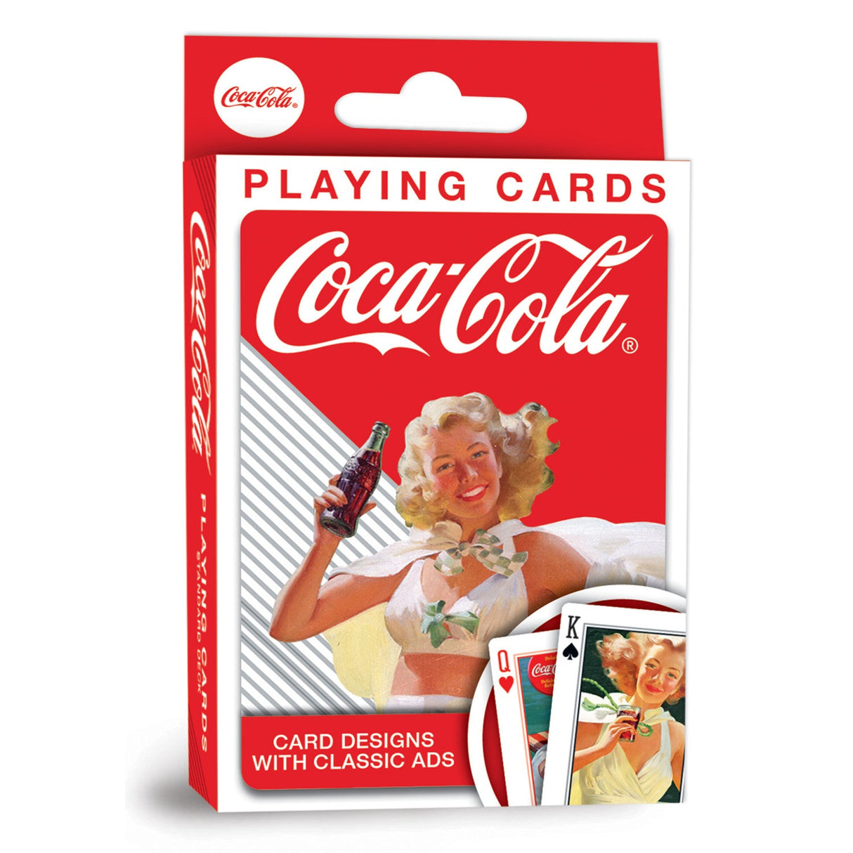 Coca-Cola Classic Ads Playing Cards - 54 Card Deck by MasterPieces Puzzle Company INC