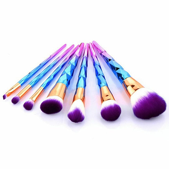 Unicorn Exotic Beauty Enhancer Cosmetic Brush Set Of 7 by VistaShops