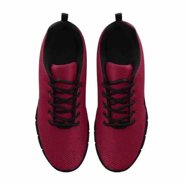 Sneakers for Women, Burgundy Red by inQue.Style