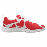 Sneakers for Women, Love Red Hearts - S893 by inQue.Style