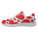 Sneakers for Women, Love Red Hearts - S893 by inQue.Style