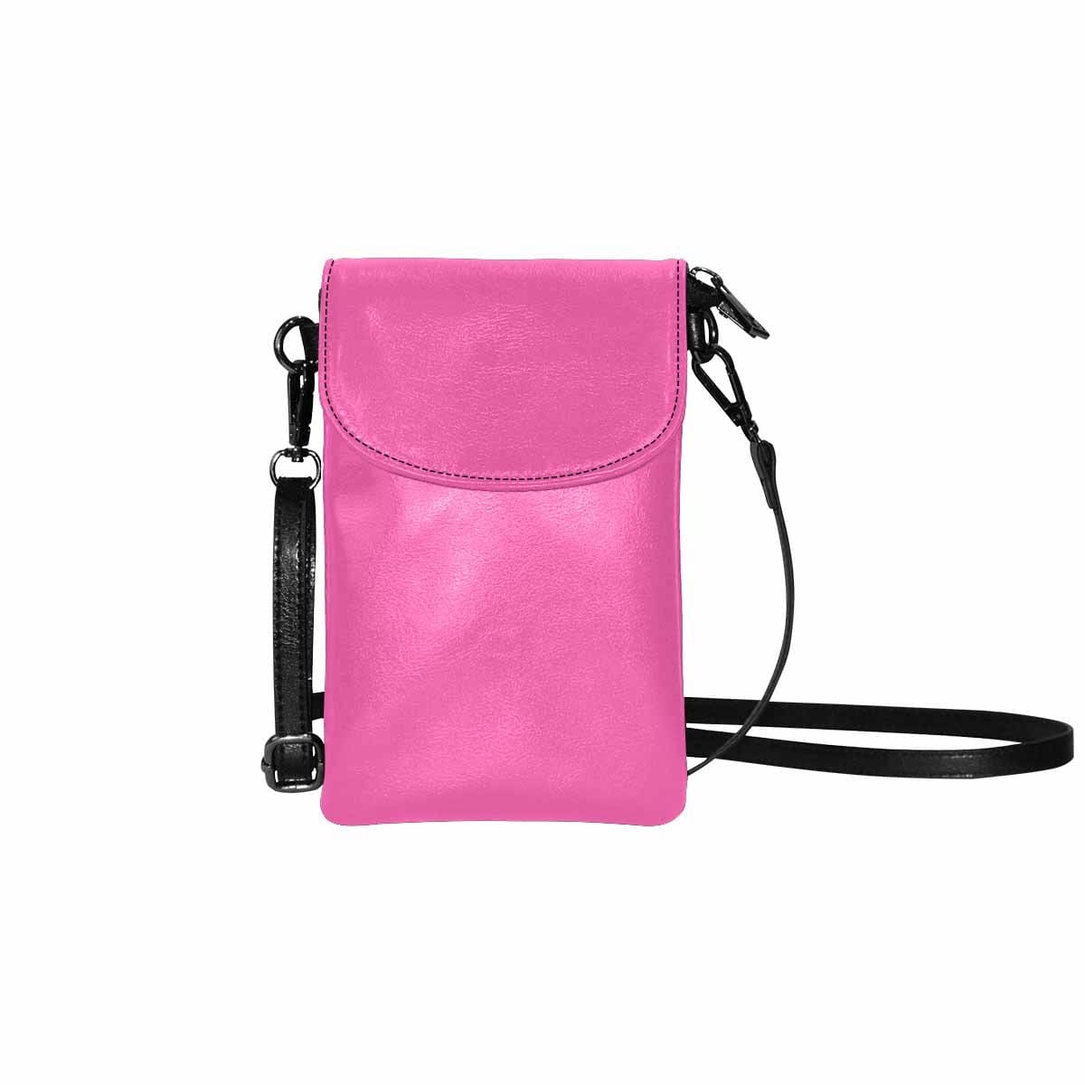 Womens Cell Phone Crossbody Purse, Vibrant Pink Lavender by inQue.Style