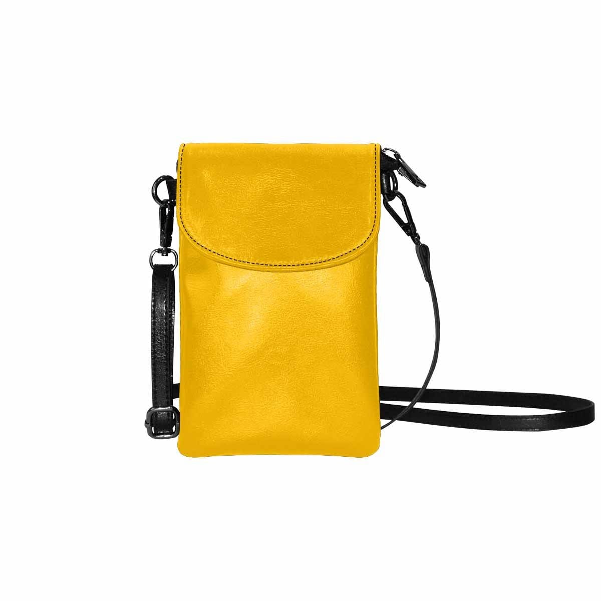 Womens Cell Phone Purse, Golden Yellow by inQue.Style