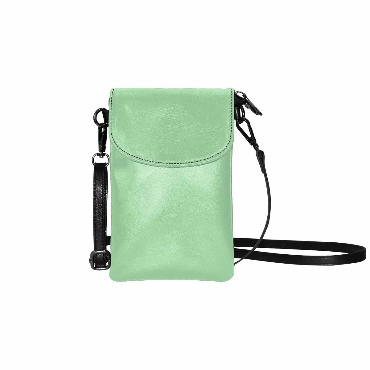 Womens Cell Phone Purse, Celadon Green by inQue.Style