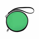 Womens Round Handbag, Emerald Green by inQue.Style