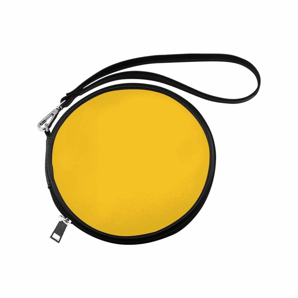 Womens Round Handbag, Freesia Yellow by inQue.Style