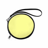 Womens Round Handbag, Pastel Yellow by inQue.Style