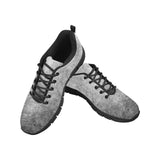 Womens Sneakers, Grey and Black Running Shoes by inQue.Style