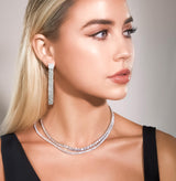 C103W B.Tiff 3mm Tennis Necklace by B.Tiff New York