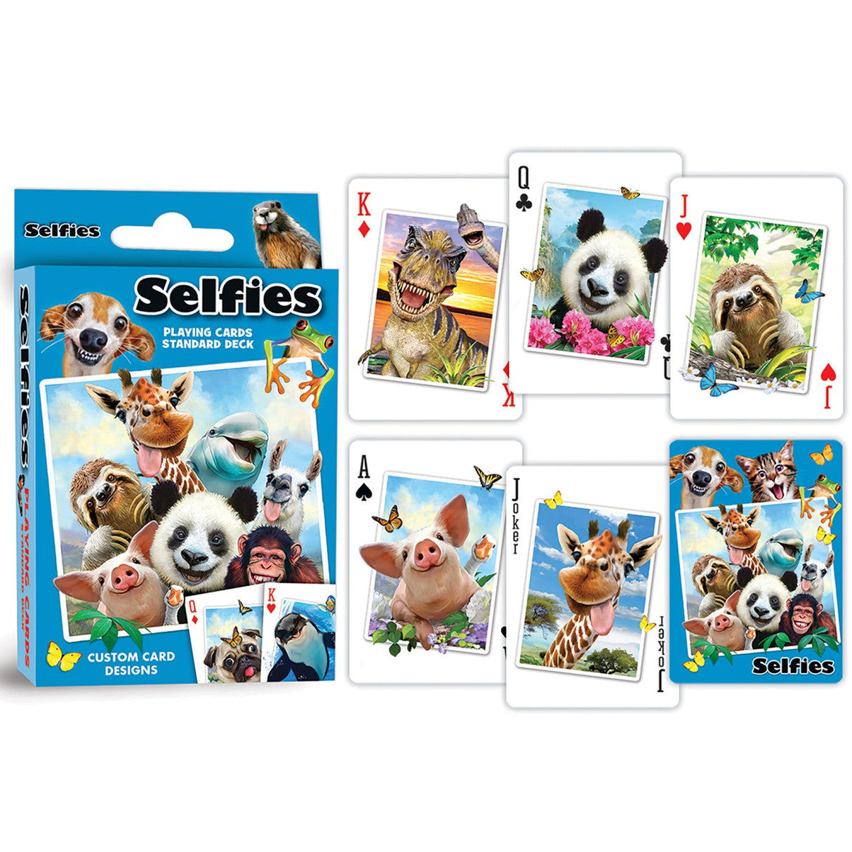 Selfies Playing Cards - 54 Card Deck by MasterPieces Puzzle Company INC