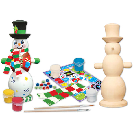 Snowman Wood Paint Set by MasterPieces Puzzle Company INC