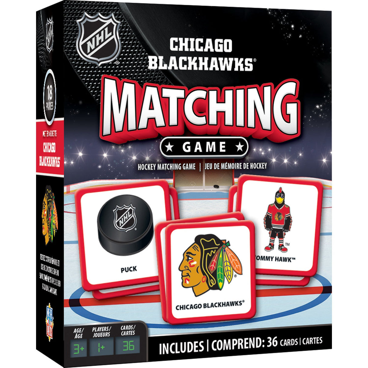 Chicago Blackhawks Matching Game by MasterPieces Puzzle Company INC