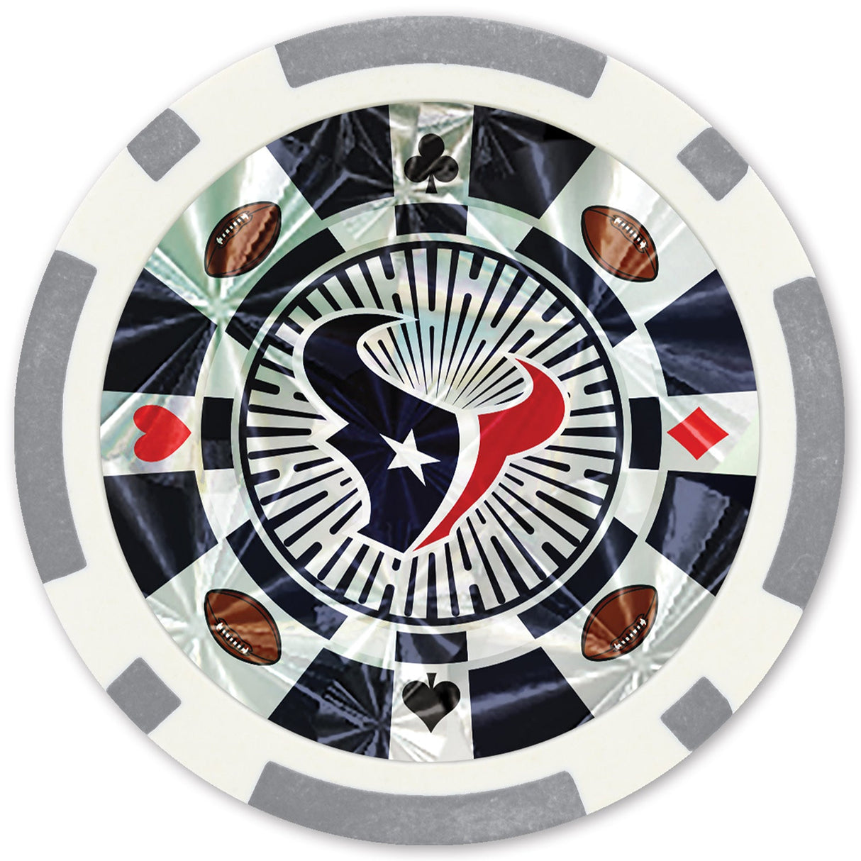 Houston Texans 20 Piece Poker Chips by MasterPieces Puzzle Company INC