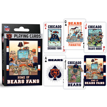 Chicago Bears Fan Deck Playing Cards - 54 Card Deck by MasterPieces Puzzle Company INC