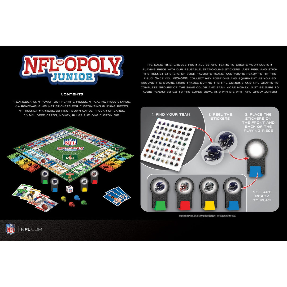 NFL Opoly Junior by MasterPieces Puzzle Company INC