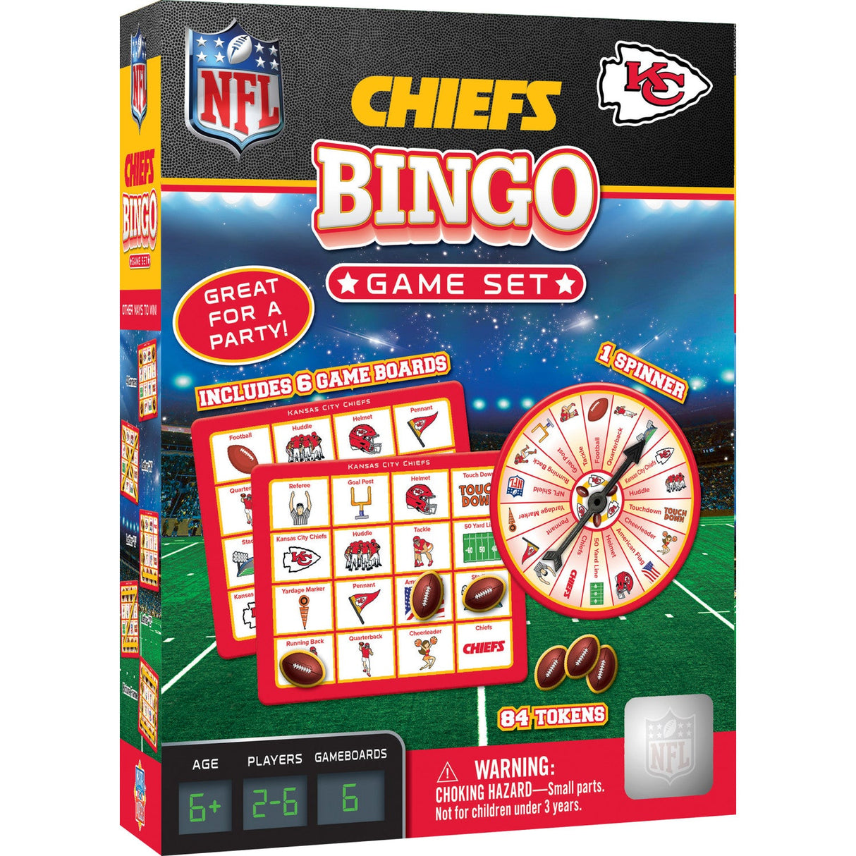 Kansas City Chiefs Bingo Game by MasterPieces Puzzle Company INC