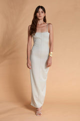 VIA DELL'AMORE SHEATH SILHOUSETTE LONG TUBE DRESS by Ladiesse