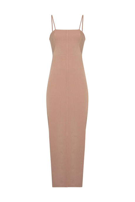 VIA DELL'AMORE SHEATH SILHOUSETTE LONG TUBE DRESS by Ladiesse