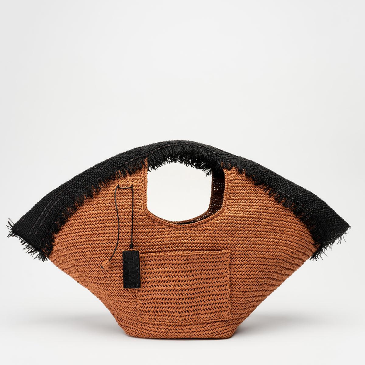 Virgo Italian Knit Leather Bag by Ladiesse