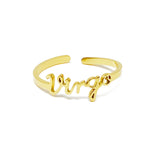 Scripted Zodiac Ring by Ellisonyoung.com