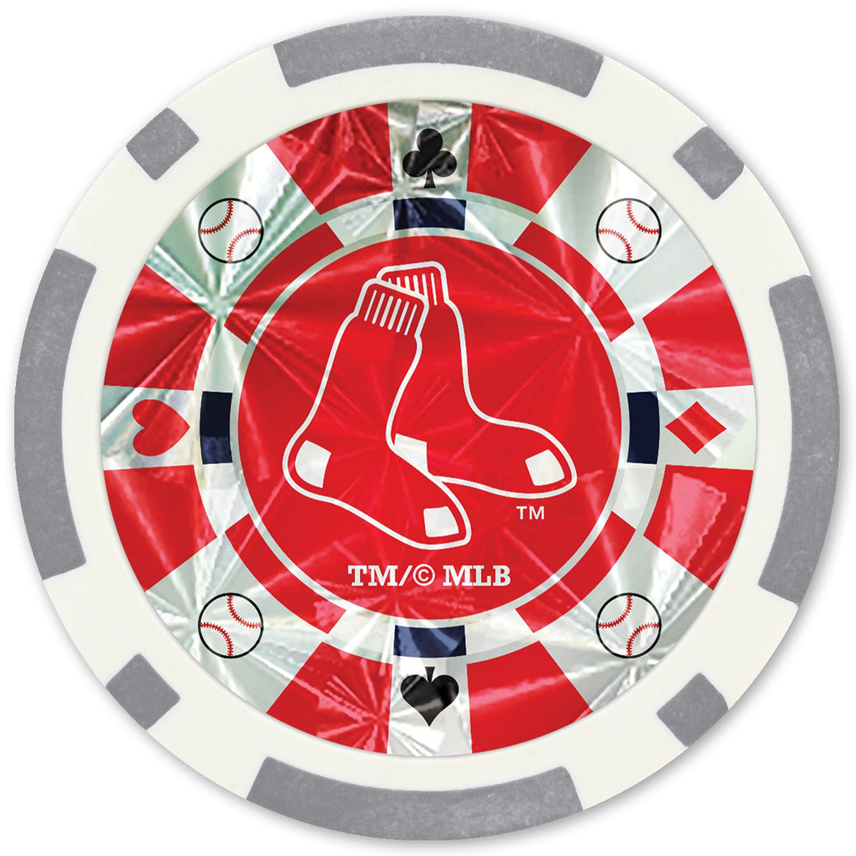 Boston Red Sox 20 Piece Poker Chips by MasterPieces Puzzle Company INC