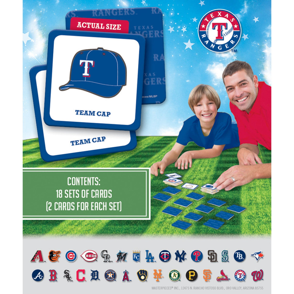 Texas Rangers Matching Game by MasterPieces Puzzle Company INC