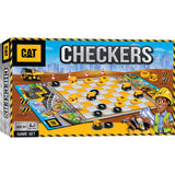 CAT - Caterpillar Checkers Board Game by MasterPieces Puzzle Company INC