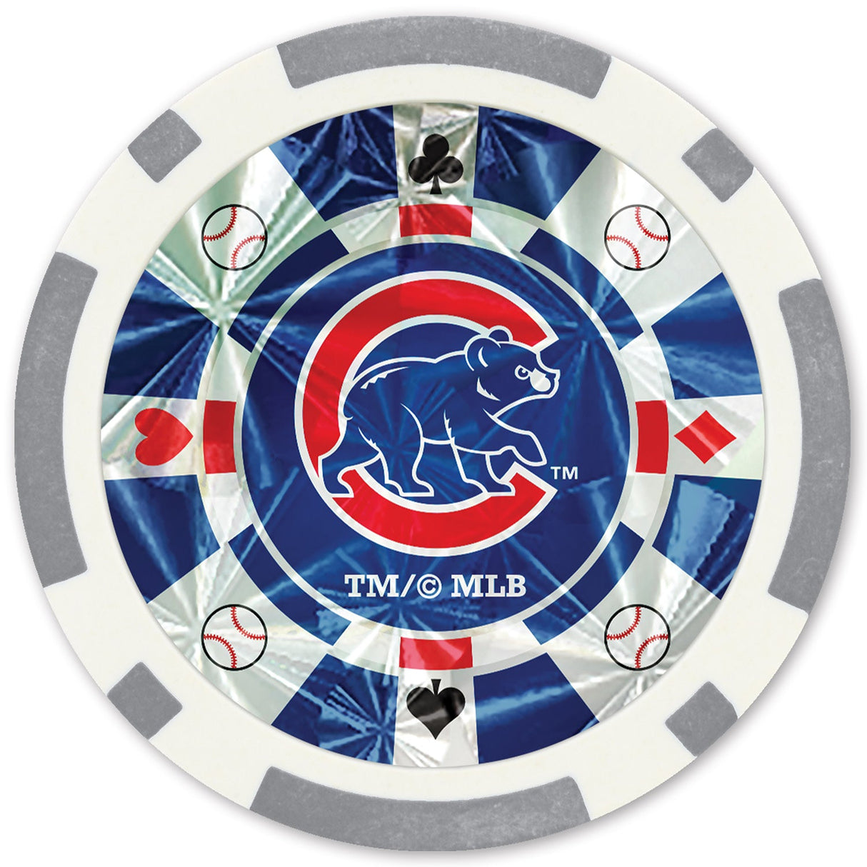 Chicago Cubs 20 Piece Poker Chips by MasterPieces Puzzle Company INC