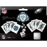 Philadelphia Eagles - 2-Pack Playing Cards & Dice Set by MasterPieces Puzzle Company INC