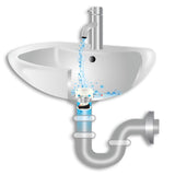 SinkShroom® (White) The Hair Catcher That Prevents Clogged Bathroom Sink Drains by TubShroom.com