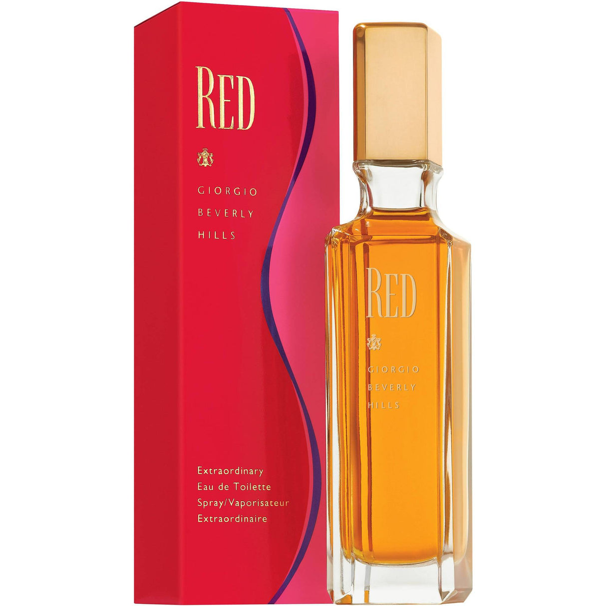 Red Giorgio Beverly Hills 3.0 oz EDT for women by LaBellePerfumes