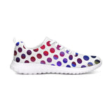 Womens Sneakers - Multicolor Polka Dot Canvas Sports Shoes / Running by inQue.Style