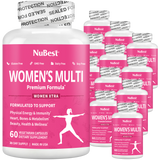 Women's Multi, Women Xtra, Immunity, Energy & Beauty Formula, 60 Vegan Capsules by NuBest Nutrition®