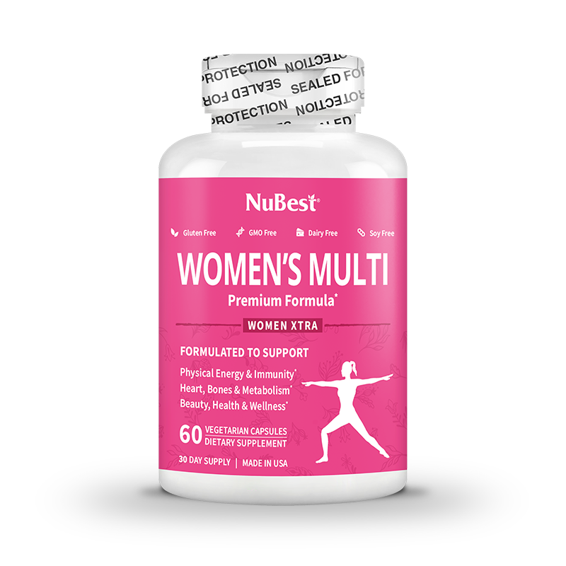 Women's Multi, Women Xtra, Immunity, Energy & Beauty Formula, 60 Vegan Capsules by NuBest Nutrition®