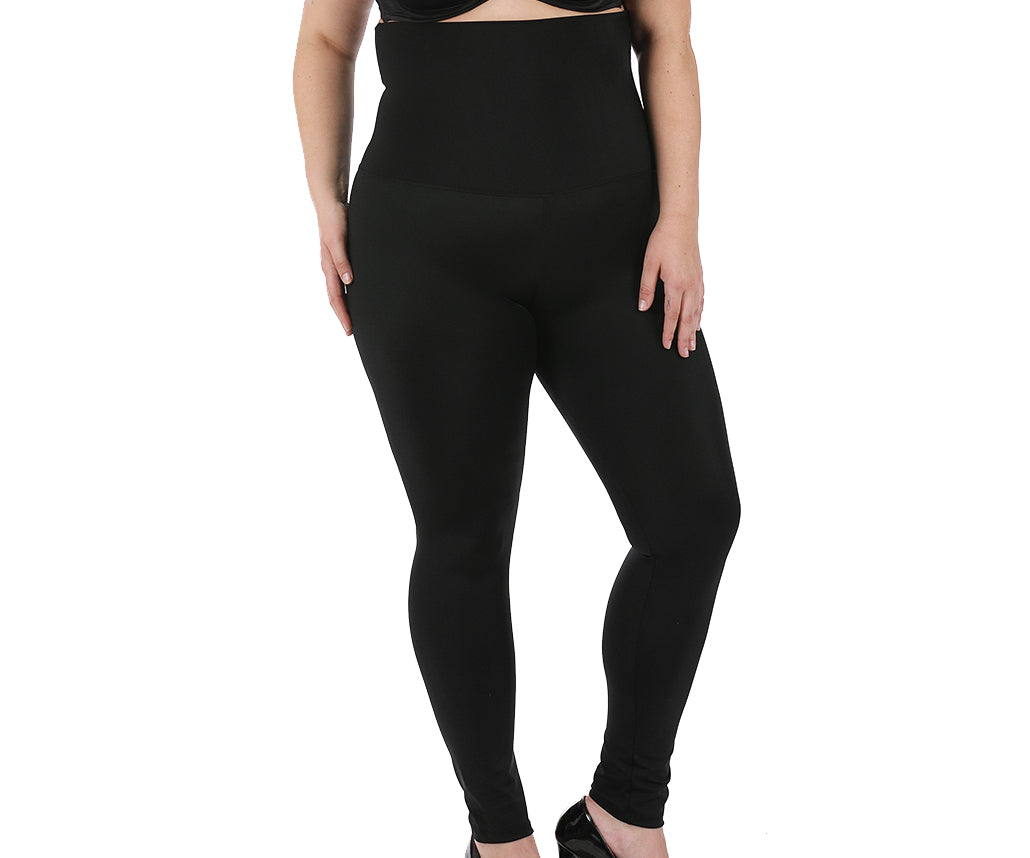 InstantFigure Curvy Hi-Waist Compression Leggings WPL016C by InstantFigure INC