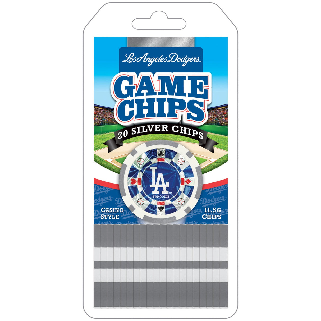 Los Angeles Dodgers 20 Piece Poker Chips by MasterPieces Puzzle Company INC