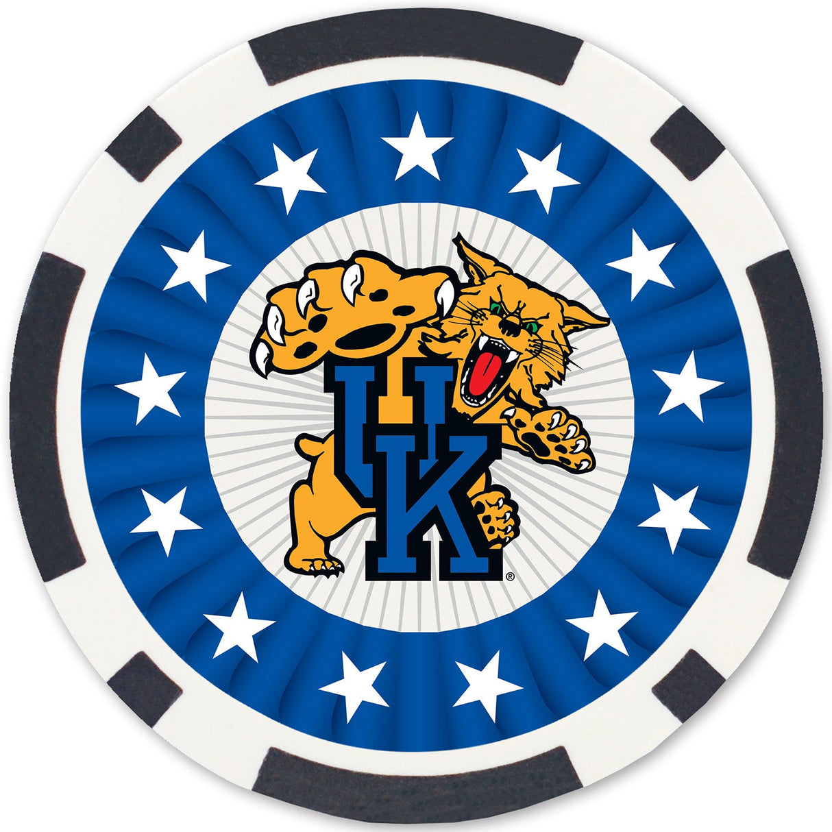 Kentucky Wildcats 100 Piece Poker Chips by MasterPieces Puzzle Company INC