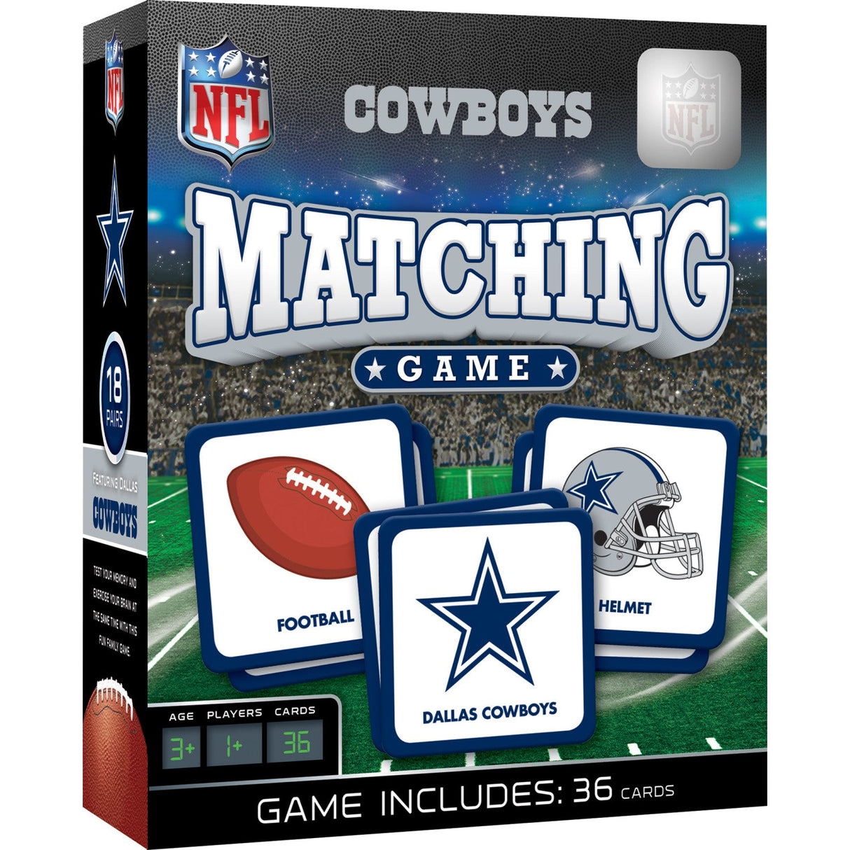 Dallas Cowboys Matching Game by MasterPieces Puzzle Company INC