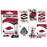 Arkansas Razorbacks Playing Cards - 54 Card Deck by MasterPieces Puzzle Company INC